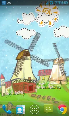 Cartoon windmill android App screenshot 5